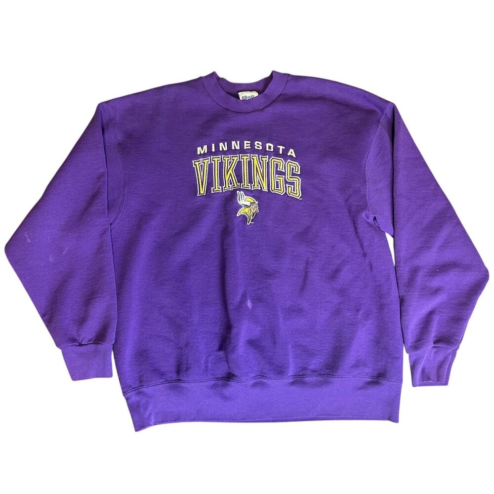 Vintage Minnesota Vikings Pro Player Sweatshirt Mens XXL Crewneck 90s USA Made